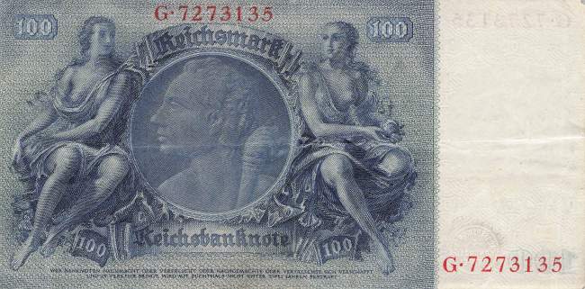 100 Mark 1935 ro.176a F/G